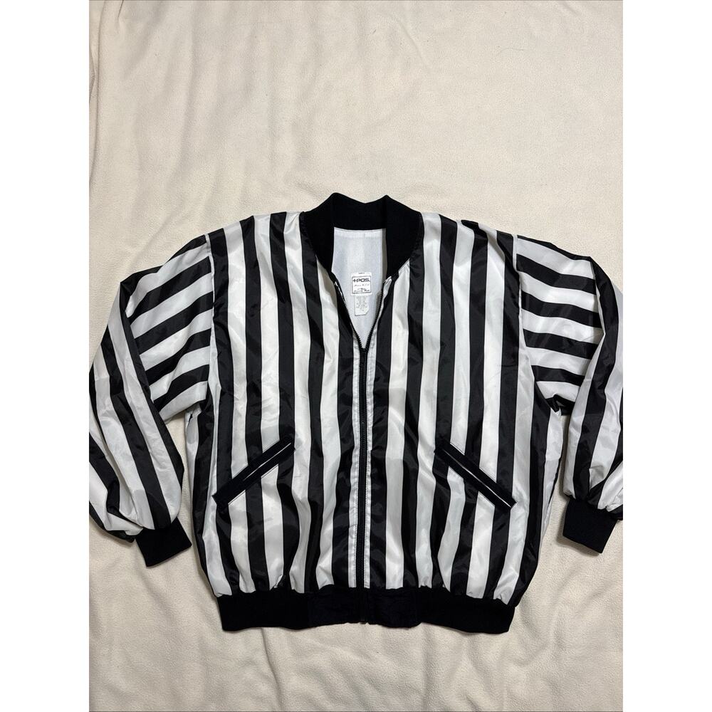 Referee Jacket +POS Windbreaker Puffer Quilted USA Made Men XL X-Large Insulated